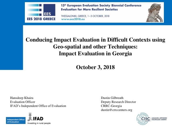 conducing impact evaluation in difficult contexts