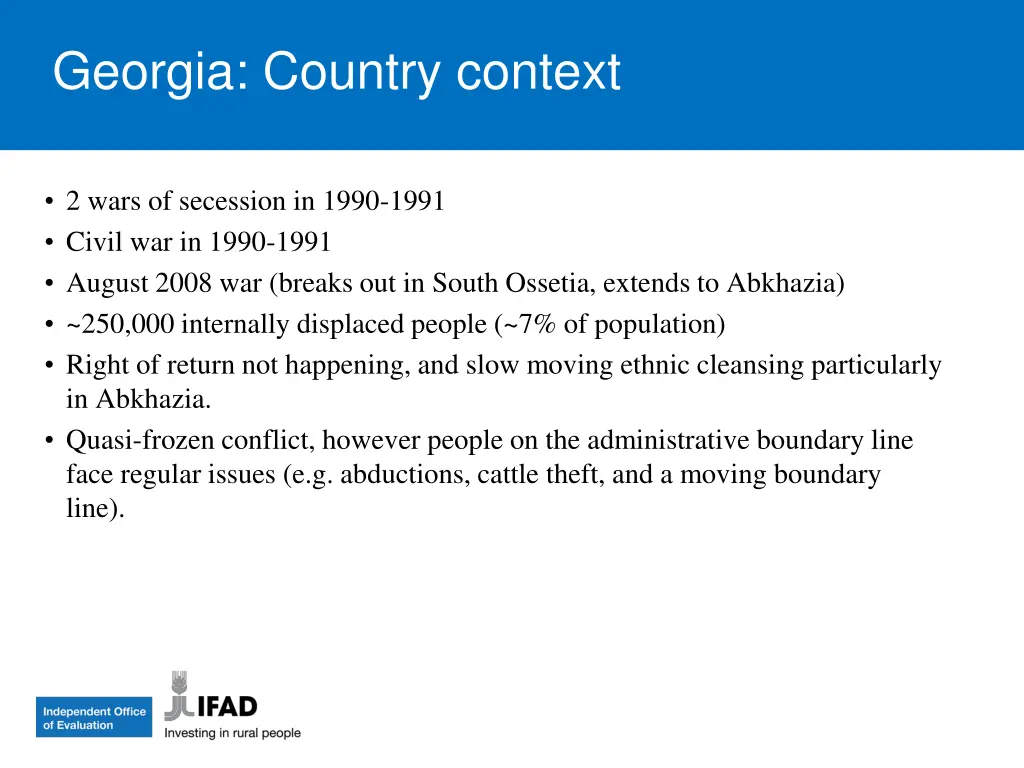 georgia country context