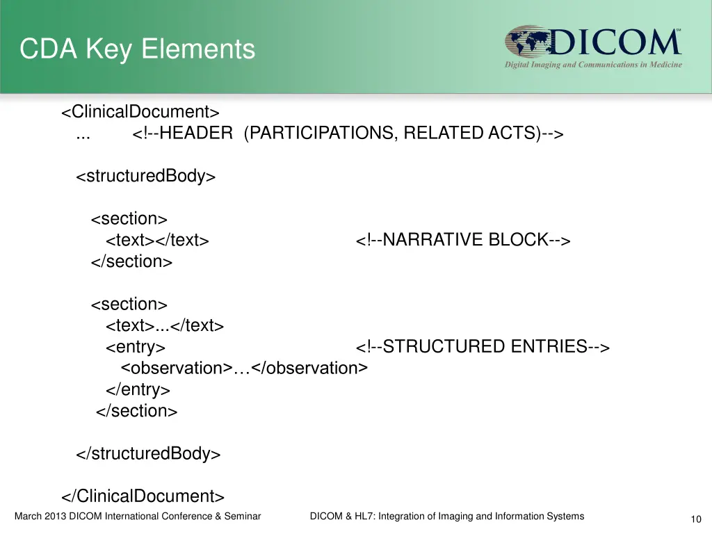cda key elements