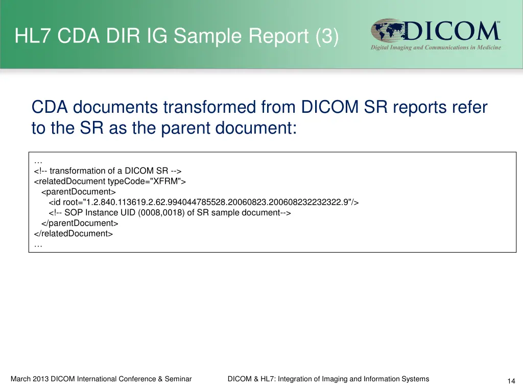 hl7 cda dir ig sample report 3