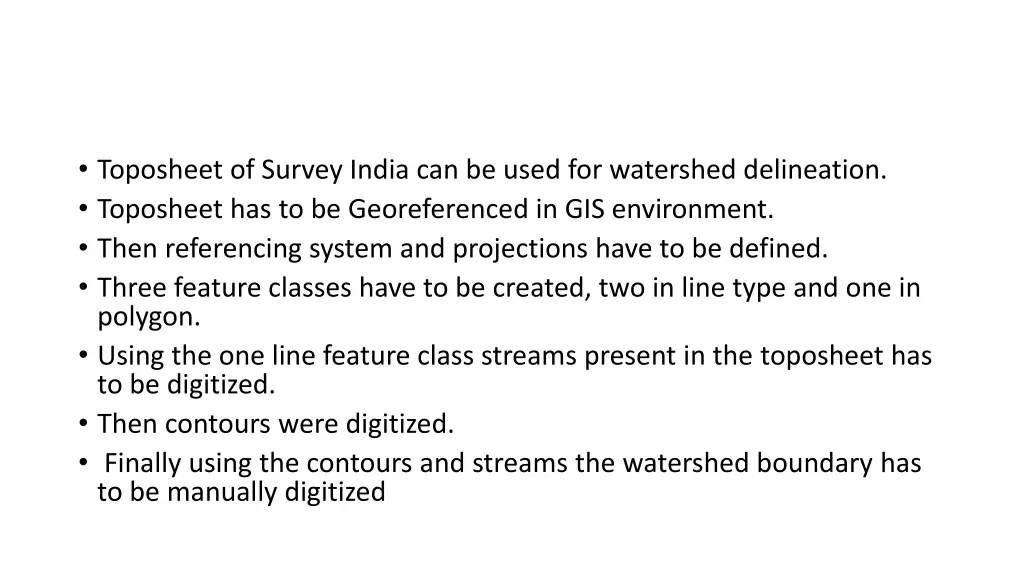 toposheet of survey india can be used