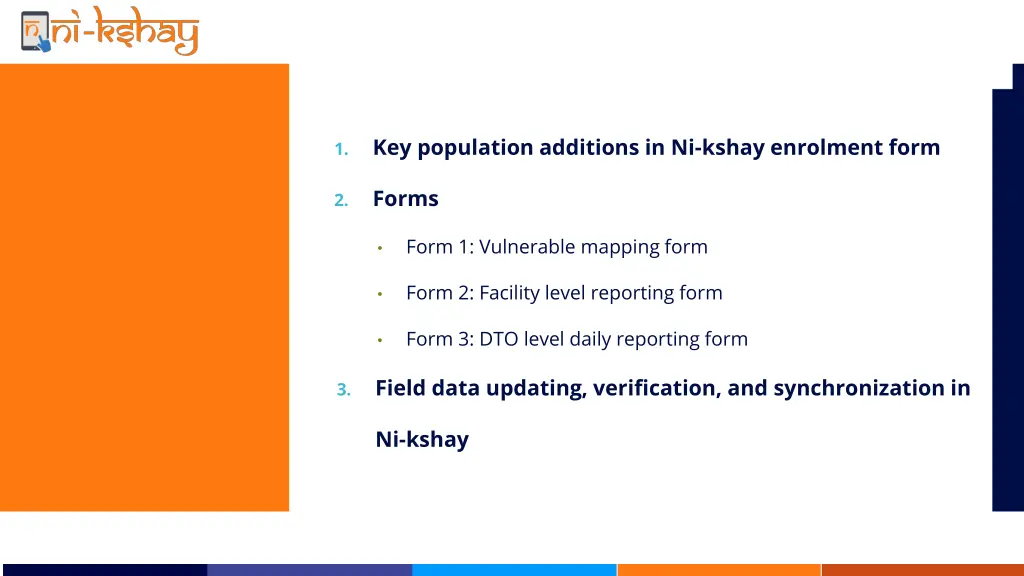 key population additions in ni kshay enrolment