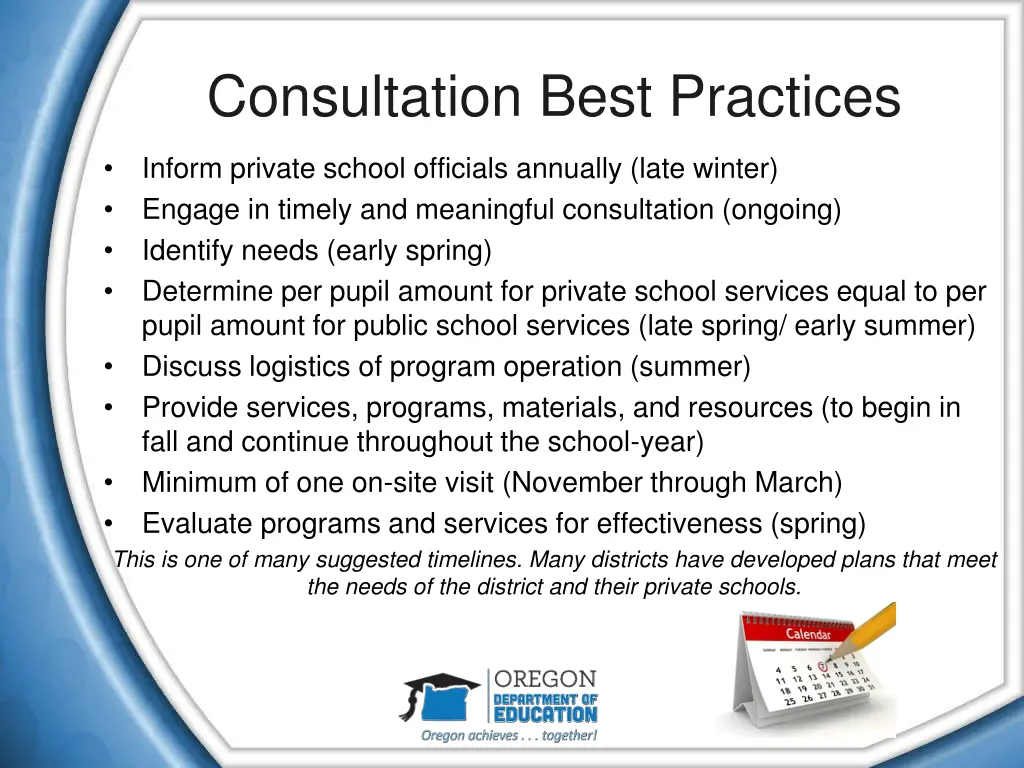 consultation best practices