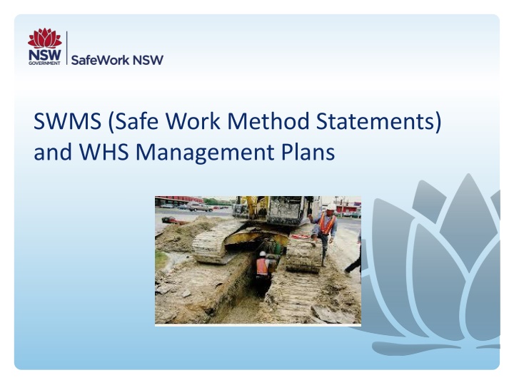 swms safe work method statements