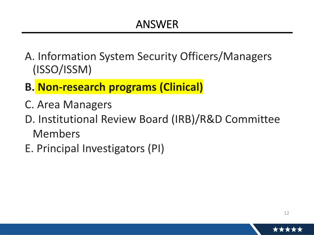 answer answer 1