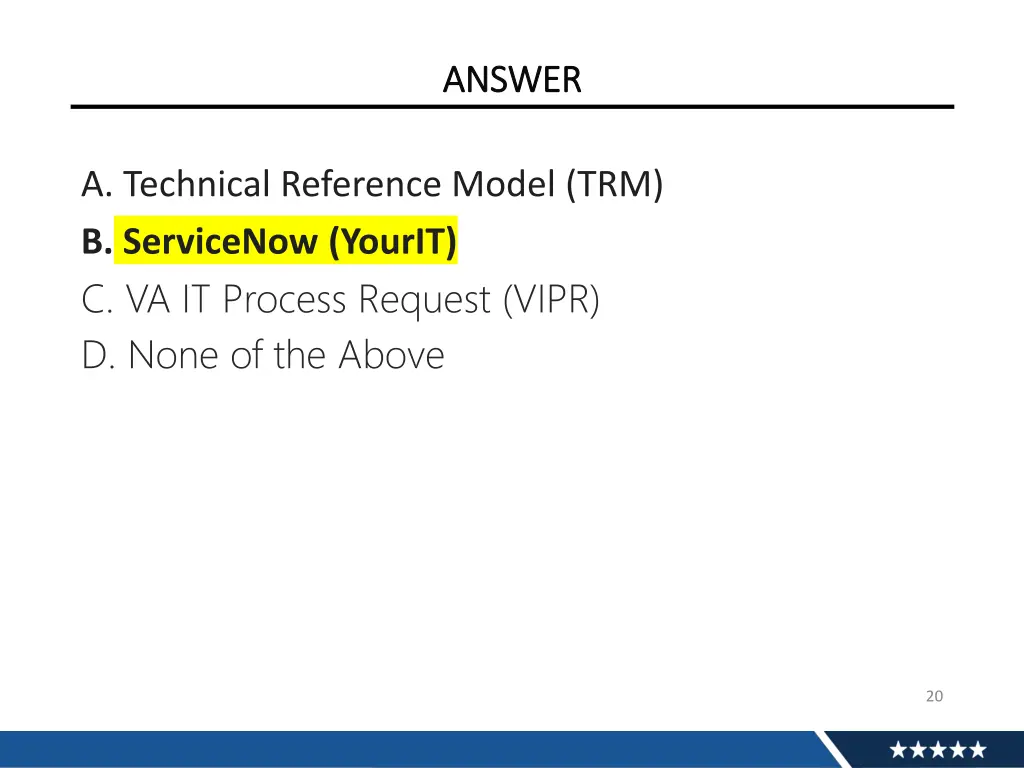 answer answer 2