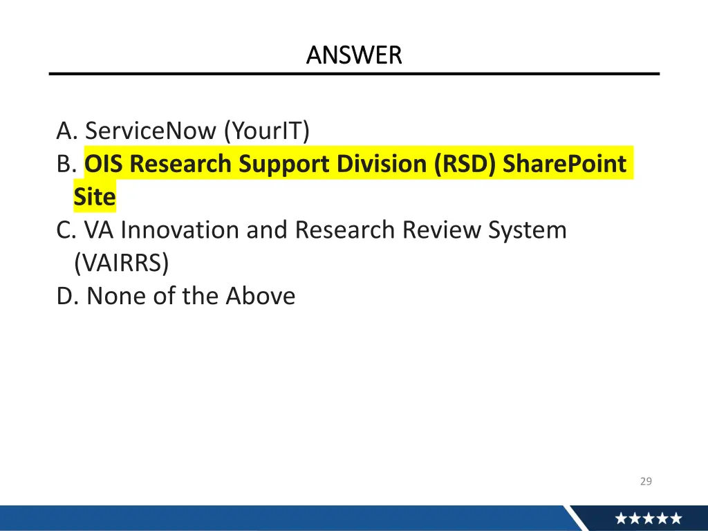 answer answer 4