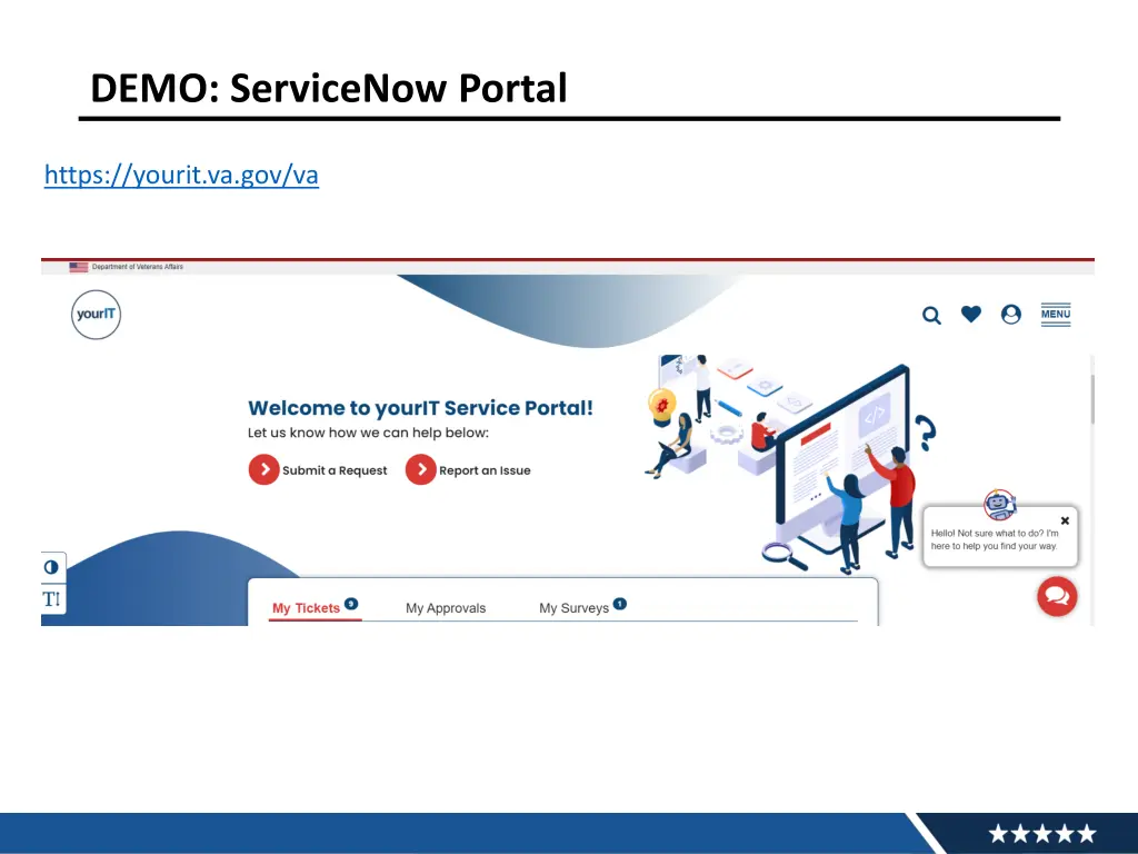 demo servicenow portal