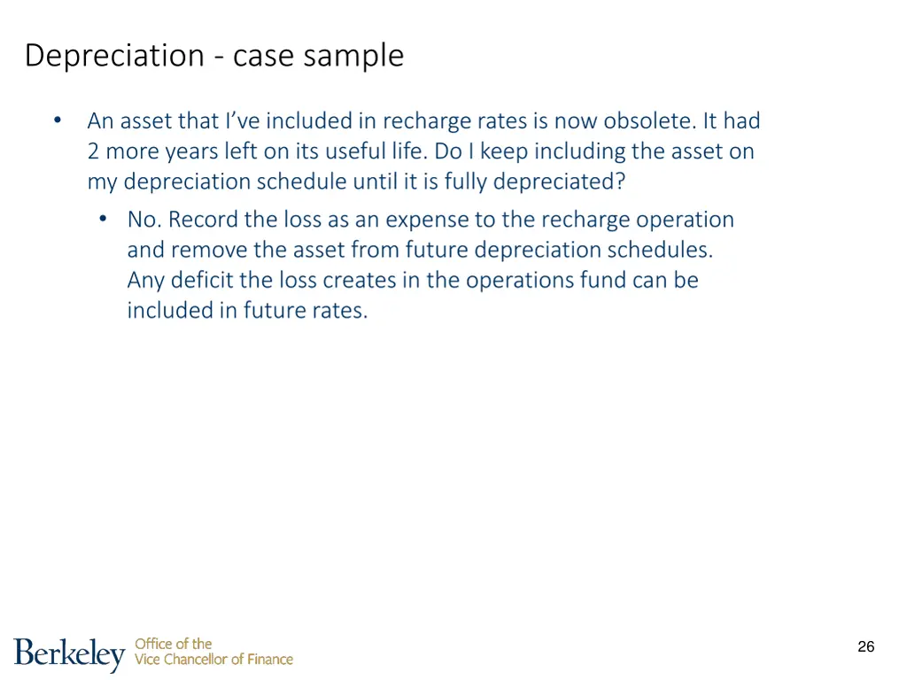 depreciation case sample 1