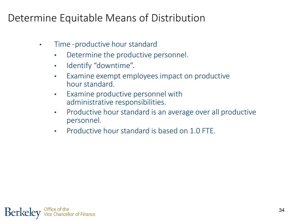 determine equitable means of distribution 2