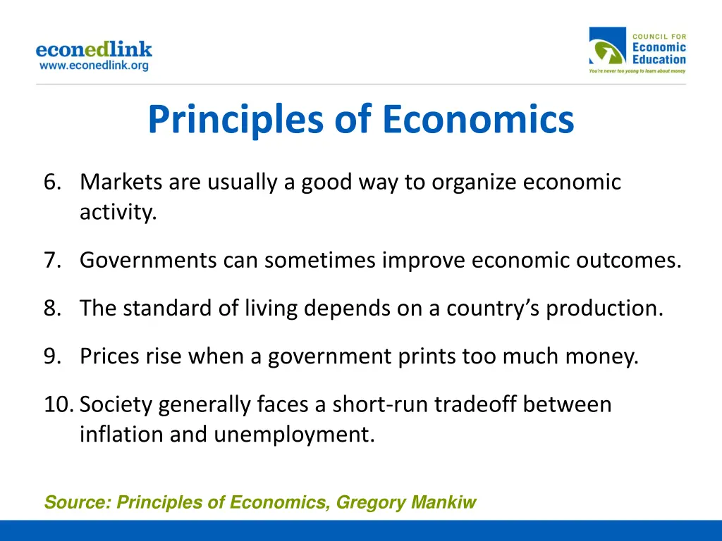 principles of economics 1