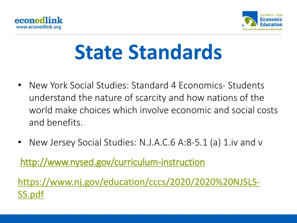 state standards