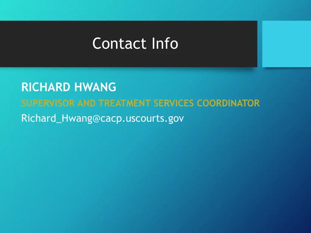 contact info
