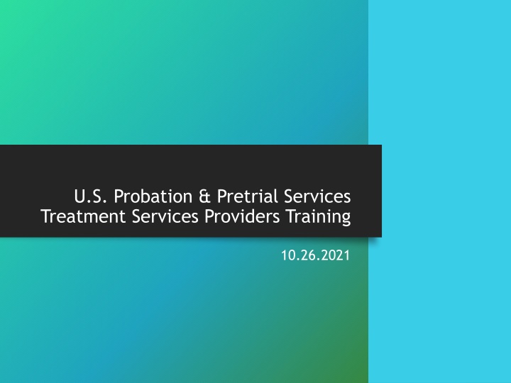 u s probation pretrial services treatment