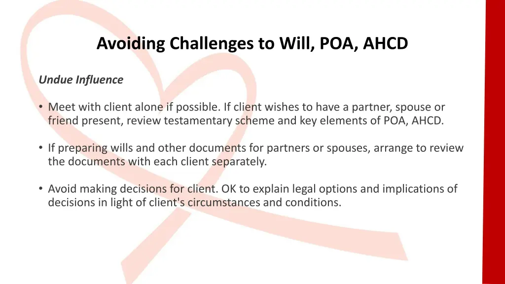 avoiding challenges to will poa ahcd 1