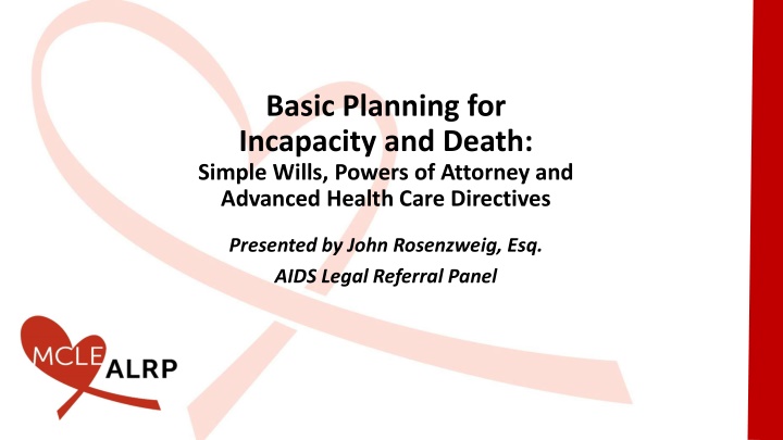 basic planning for incapacity and death simple