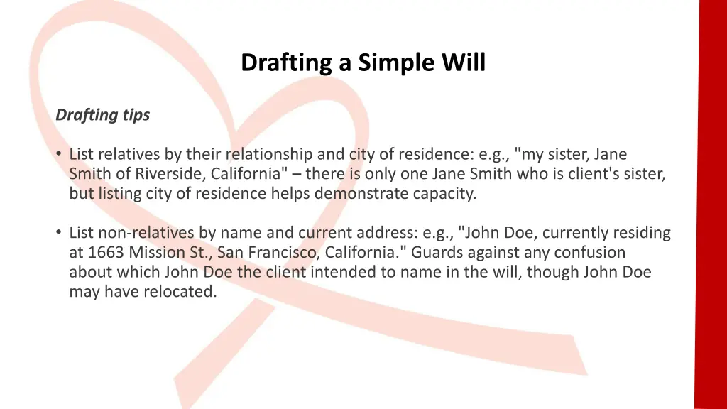 drafting a simple will 2