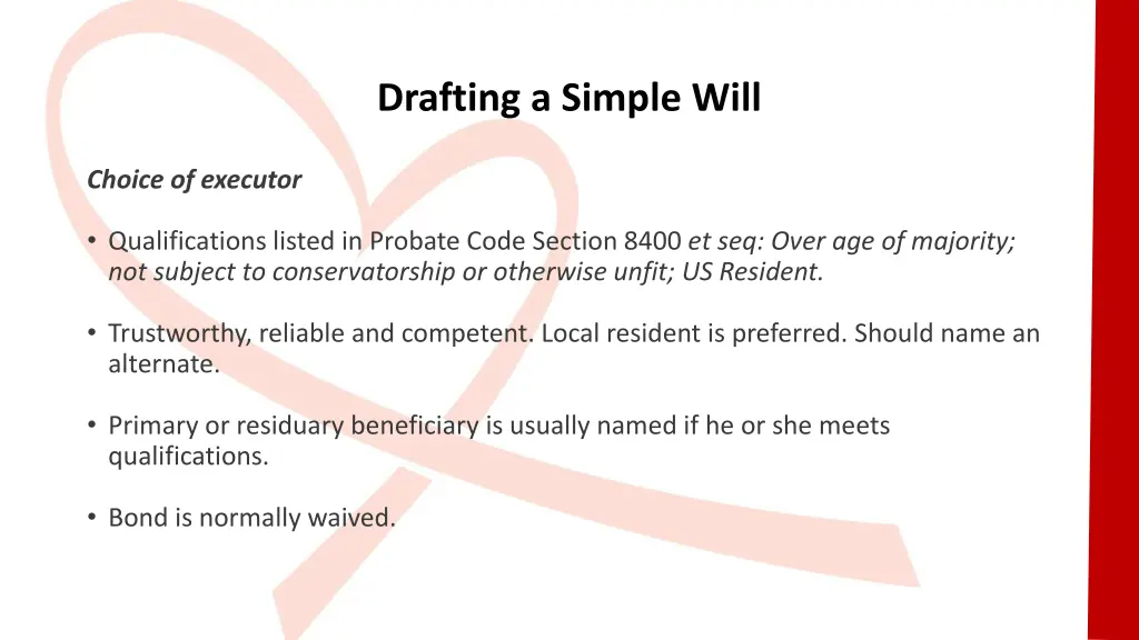 drafting a simple will 4