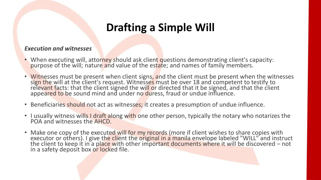 drafting a simple will 8