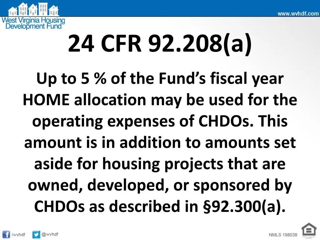 24 cfr 92 208 a