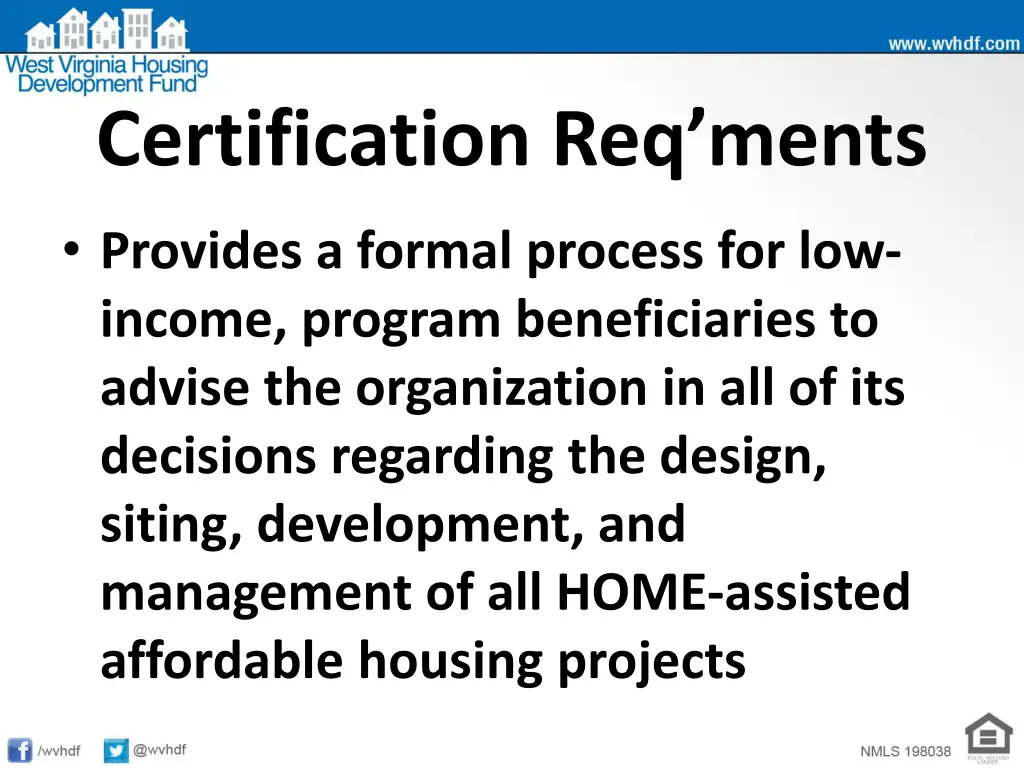 certification req ments 2