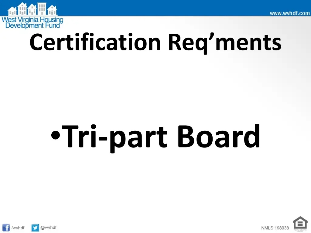 certification req ments