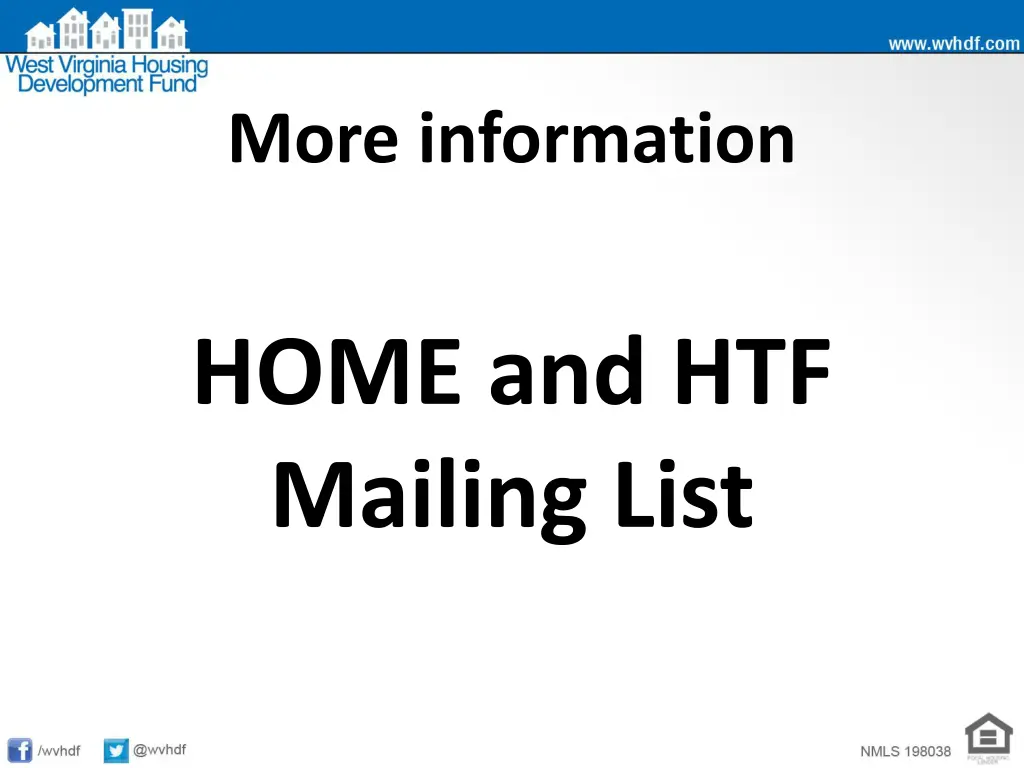 more information