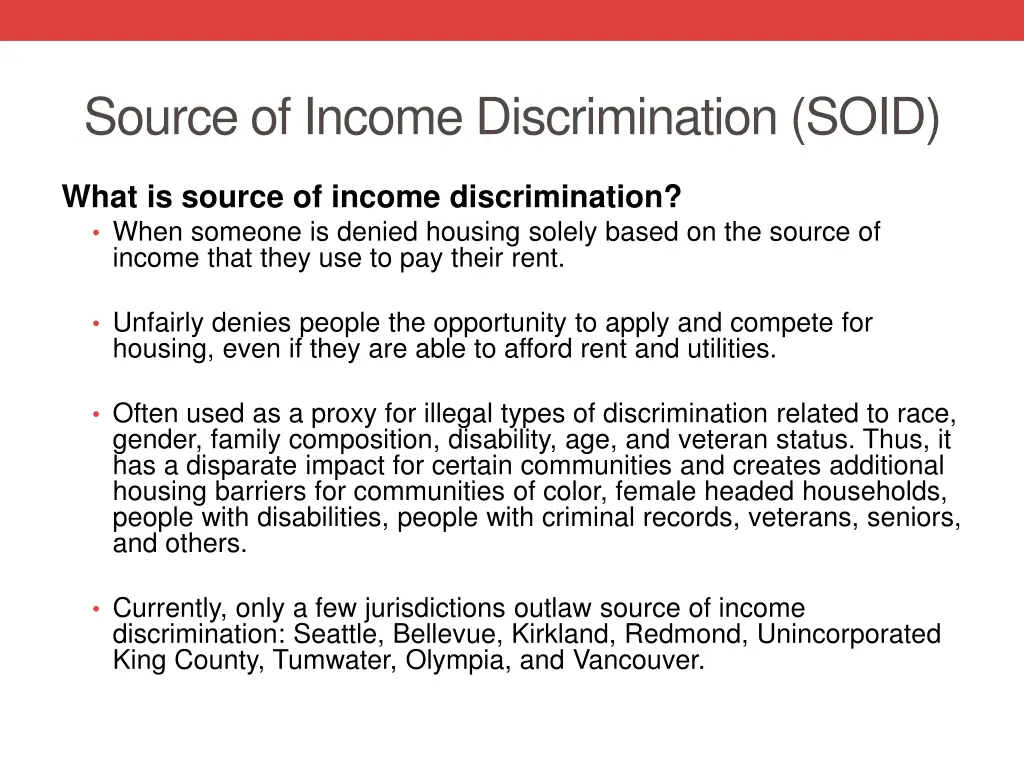 source of income discrimination soid