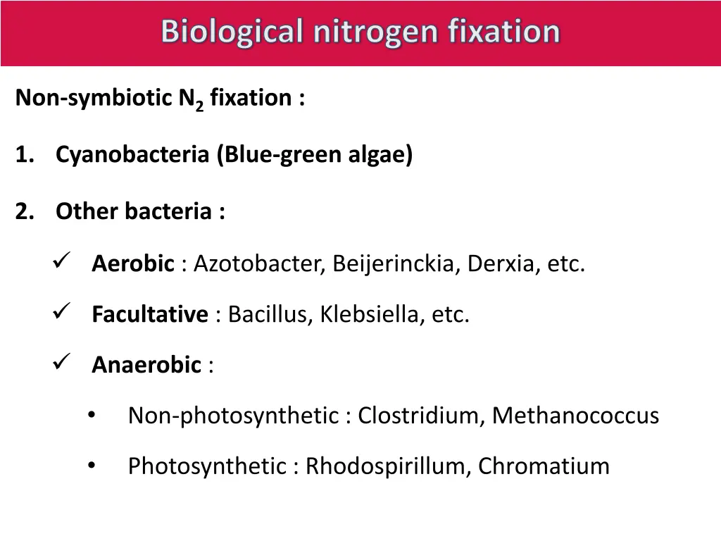 biological nitrogen fixation 5