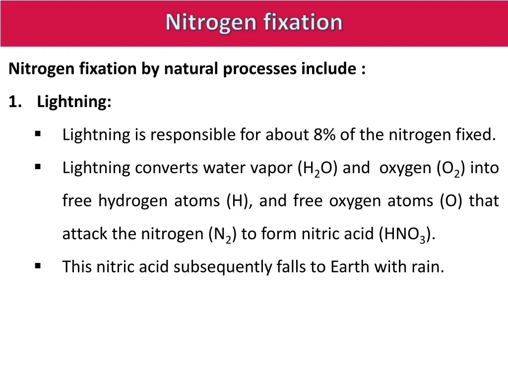 nitrogen fixation 1
