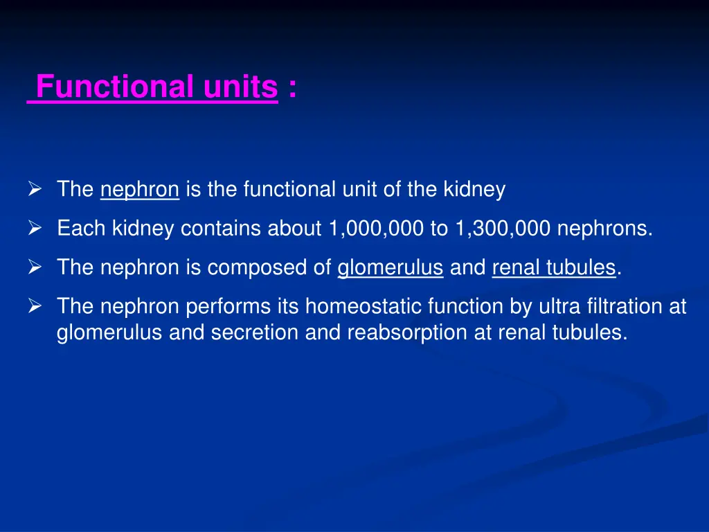 functional units