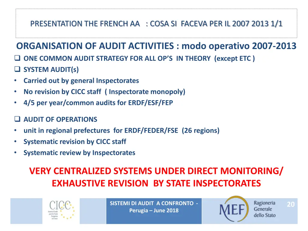 presentation the french aa cosa si faceva