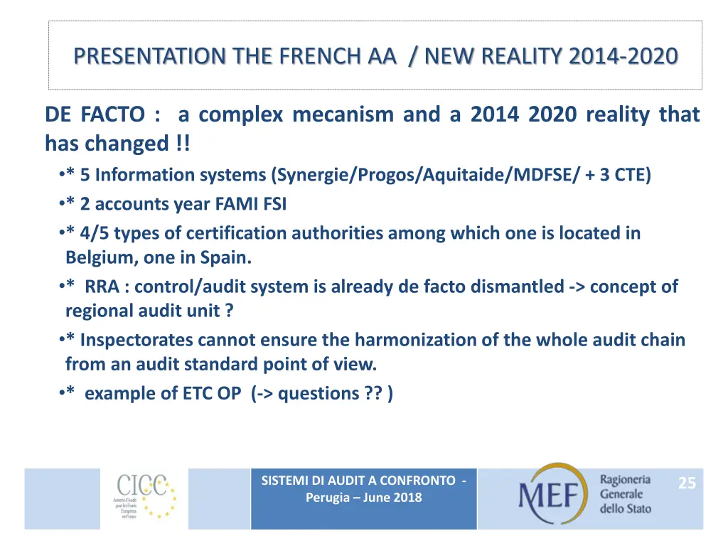 presentation the french aa new reality 2014 2020