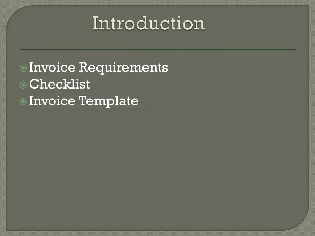 invoice requirements checklist invoice template