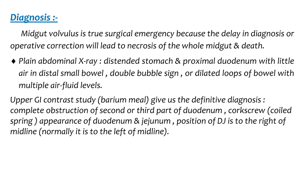 diagnosis