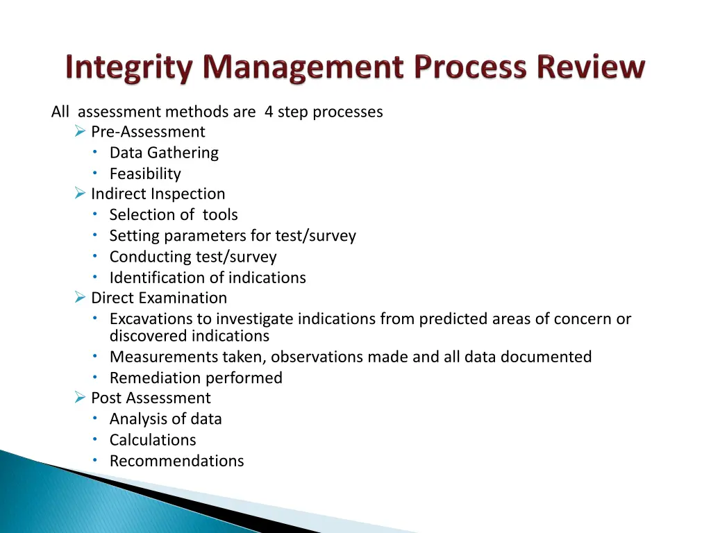 all assessment methods are 4 step processes