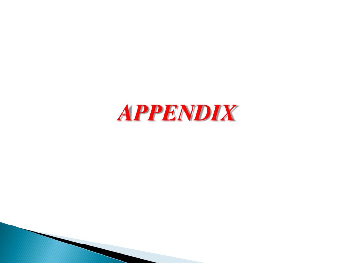 appendix