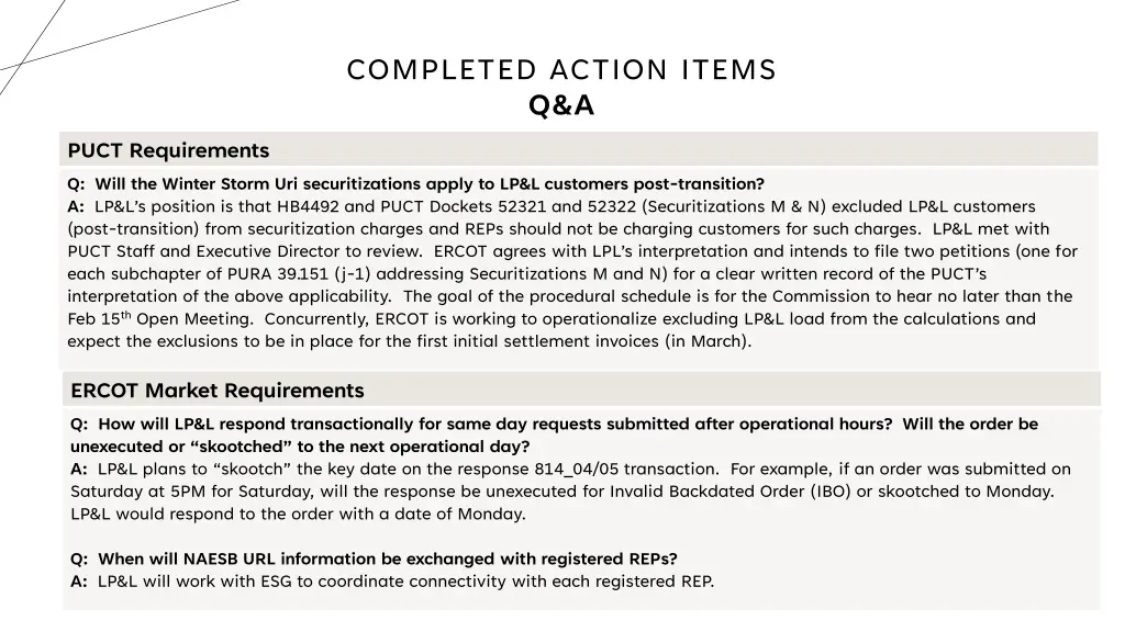 completed action items q a 3