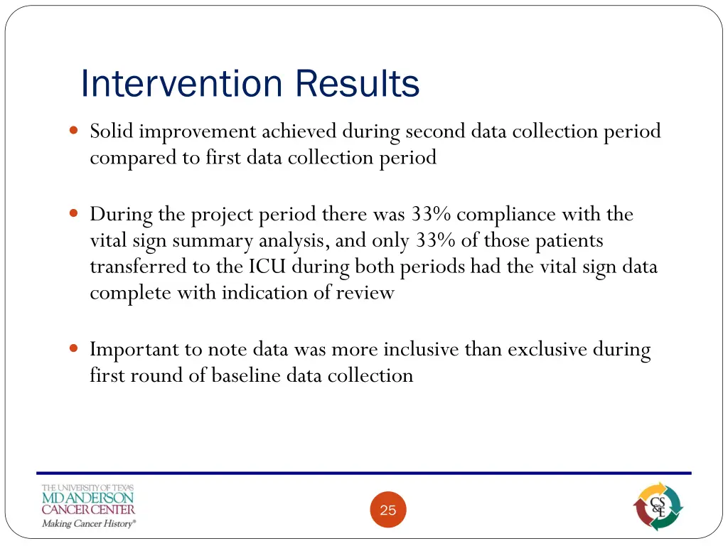 intervention results