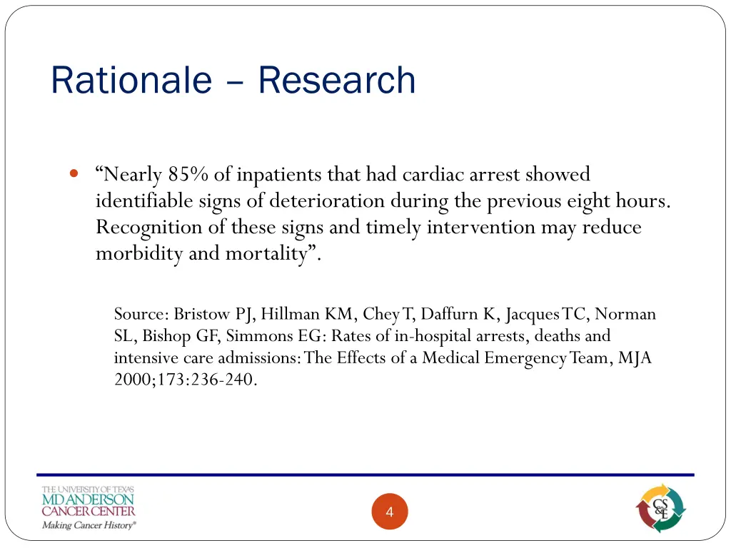 rationale research