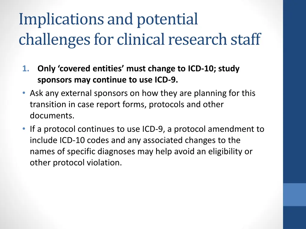 implications and potential challenges