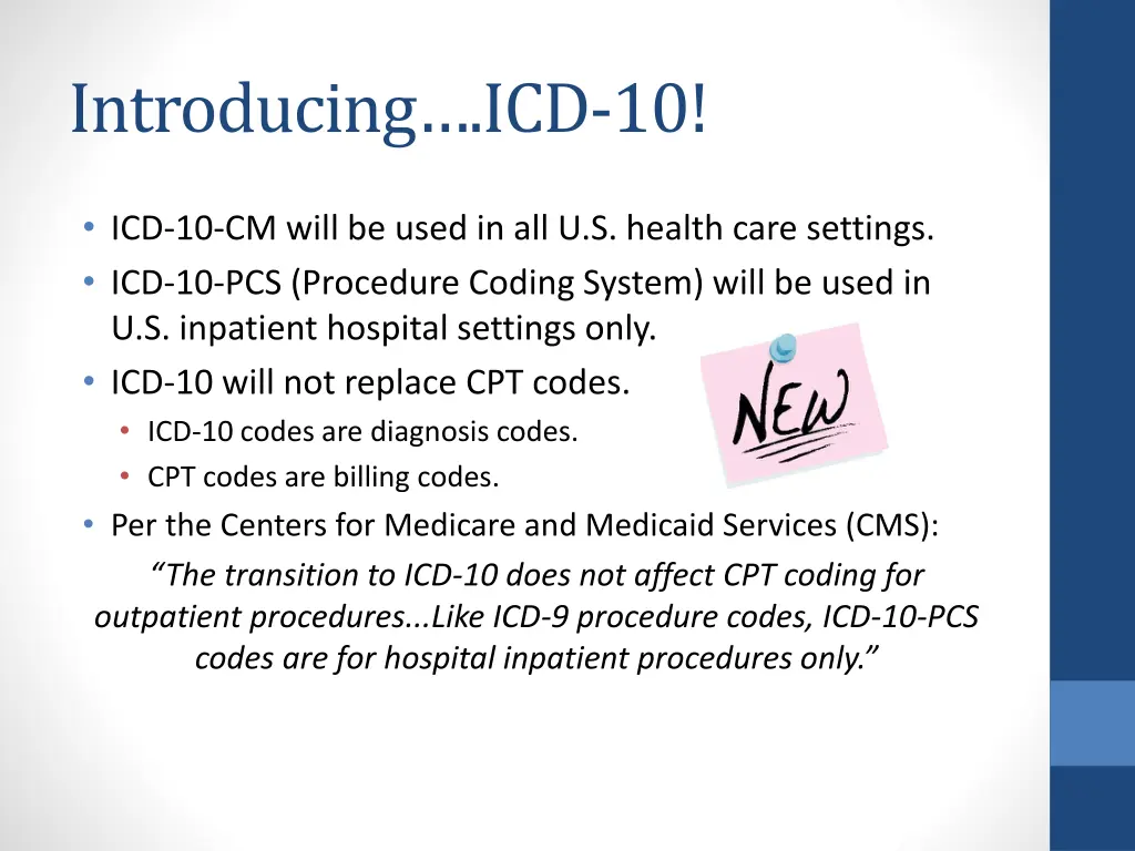 introducing icd 10
