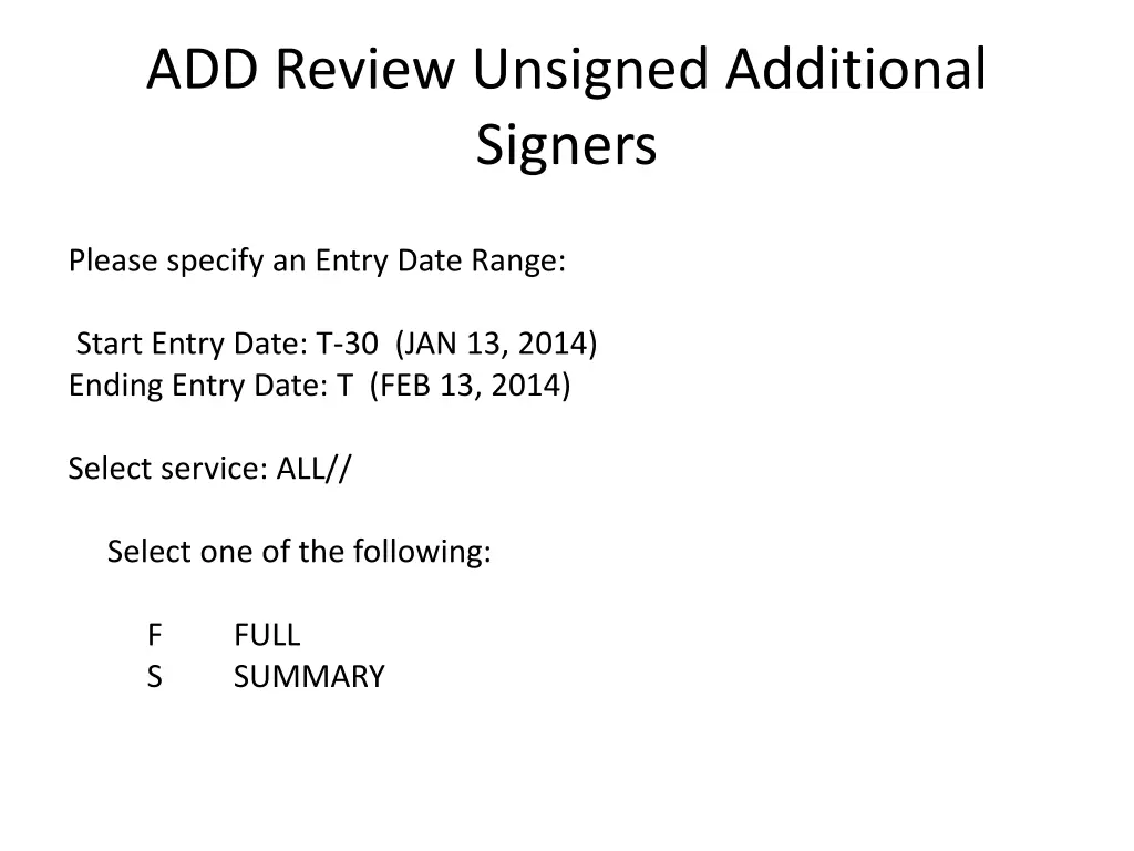 add review unsigned additional signers