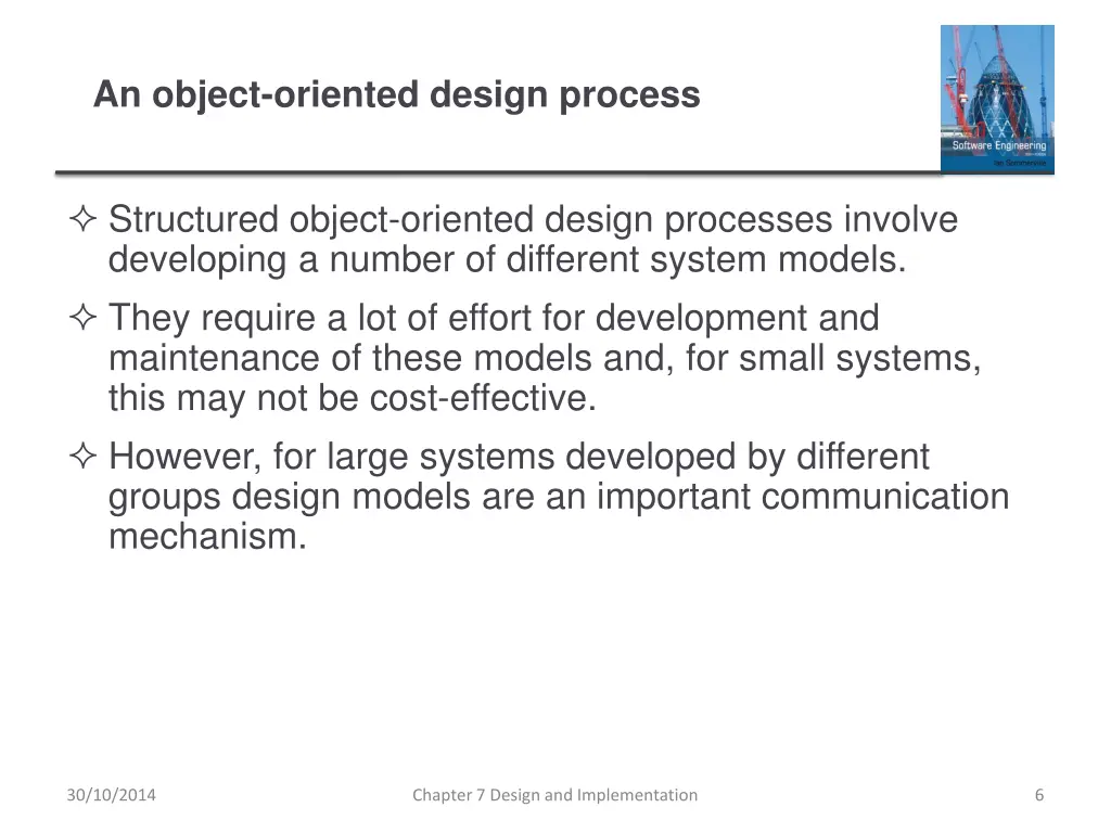 an object oriented design process