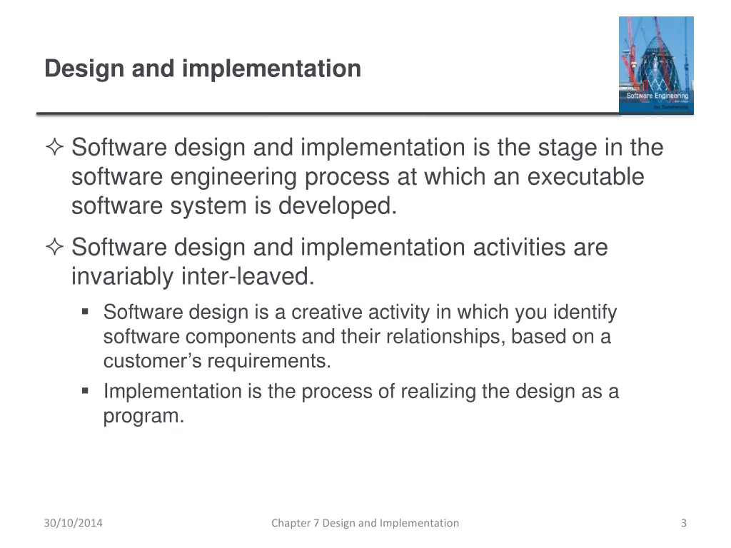 design and implementation