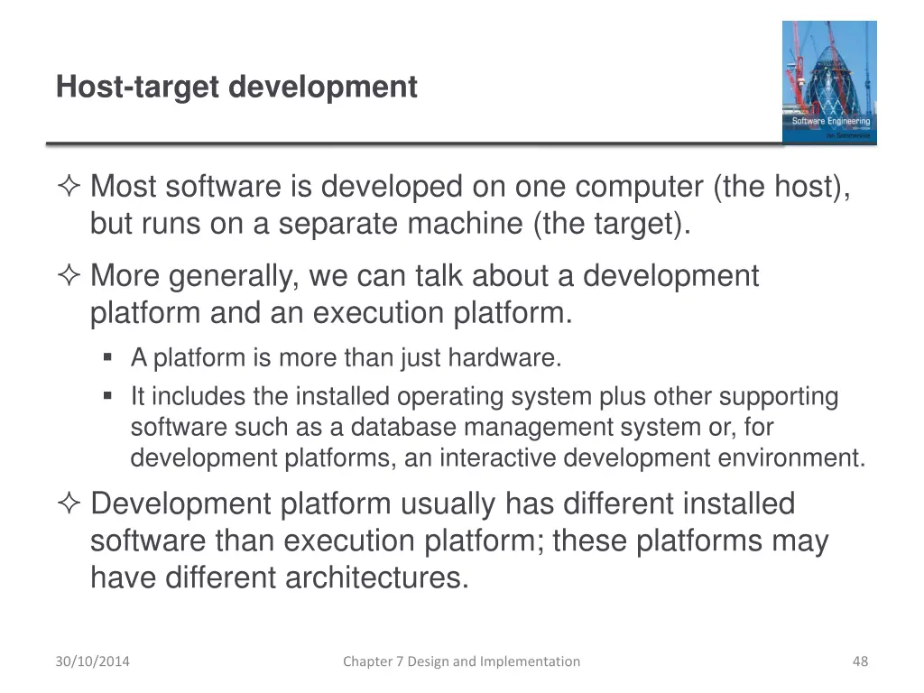 host target development