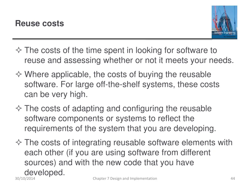 reuse costs