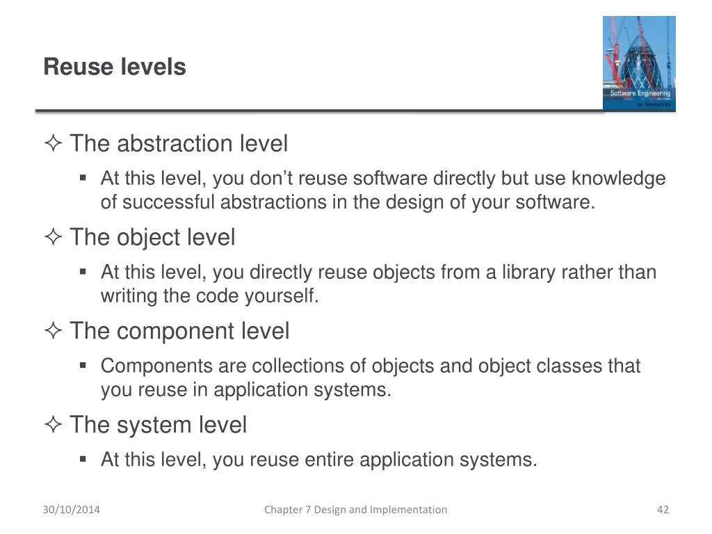 reuse levels