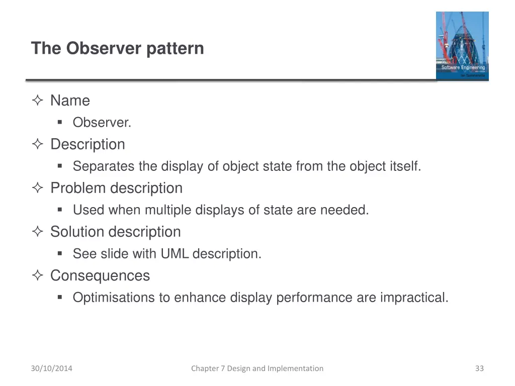 the observer pattern