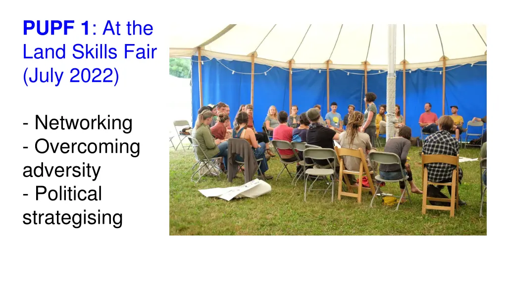 pupf 1 at the land skills fair july 2022